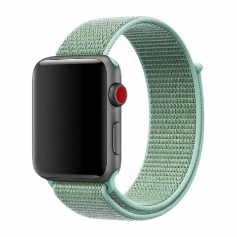 Ремешок Nylon loop на Apple Watch 38/40/41mm Marine green Ремешок Nylon loop на Apple Watch 38/40/41mm Marine green